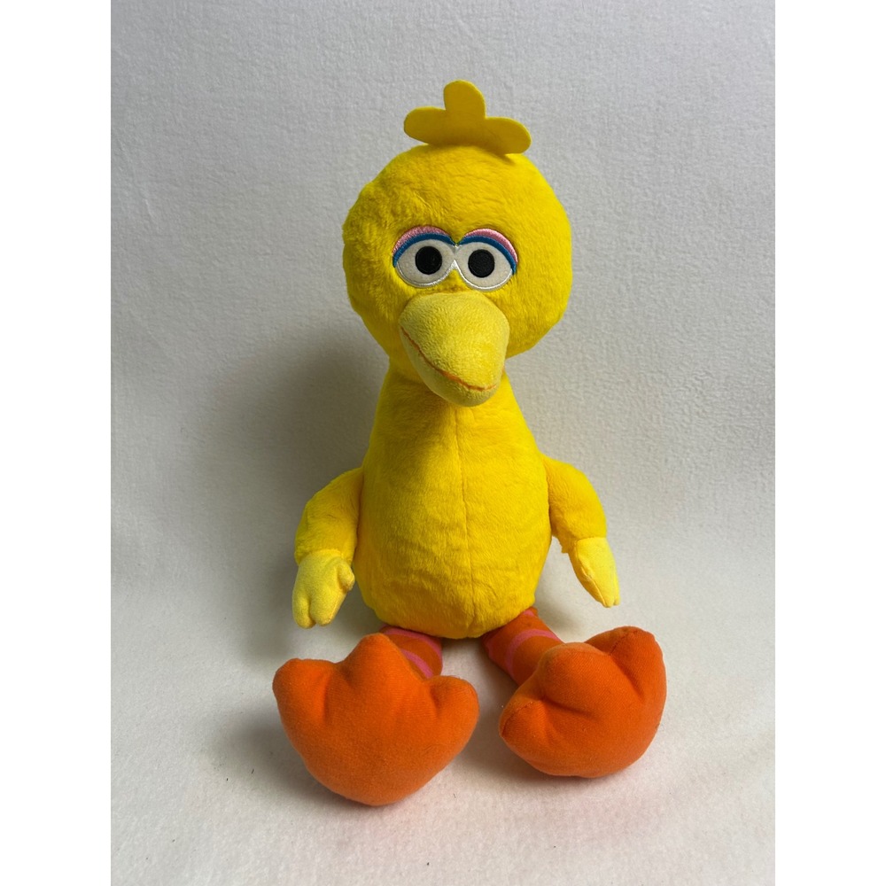 Kidcore Sesame Street Big Bird Unisex Small Yellow Plush Stuffed Animal Toy